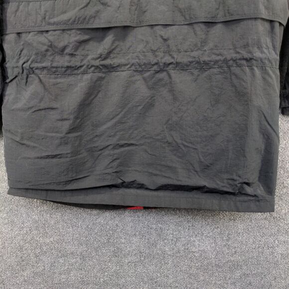 Glacial London Fog Men's Winter Snow Jacket Black Medium Button Front - Picture 7 of 14